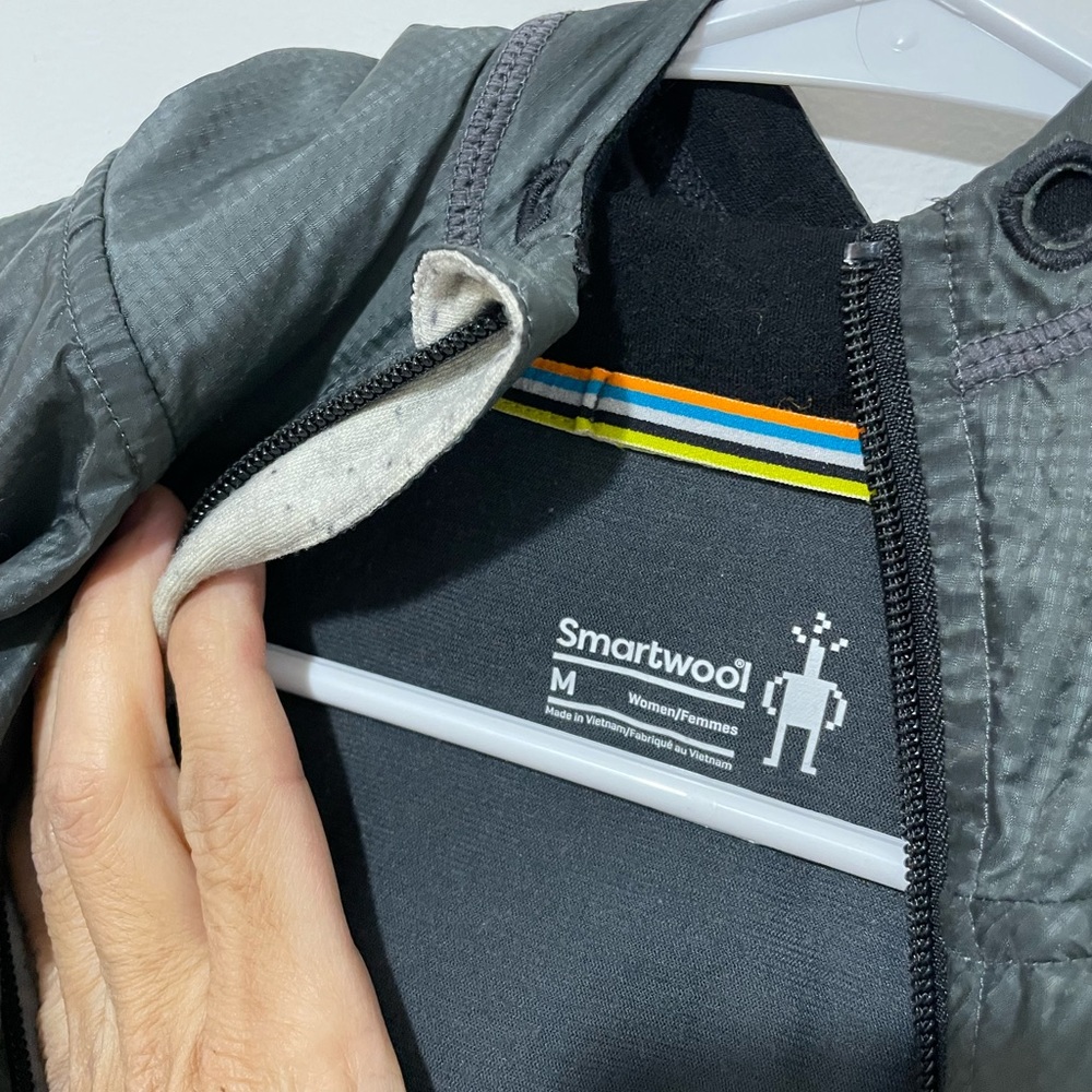 Smartwool Light Jacket Gray Size Medium - image 5